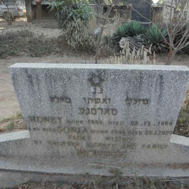 MORTGE Sidney 1894-1969 &amp; Sonia 1896-1970
