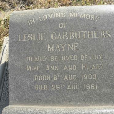 MAYNE Leslie Carruthers 1903-1961