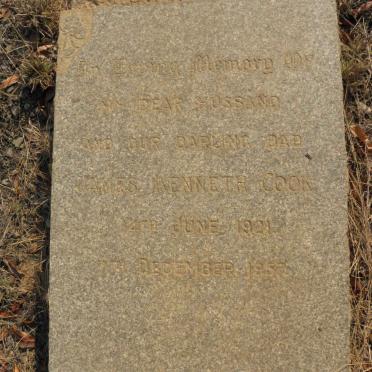 COOK James Kenneth 1921-195?