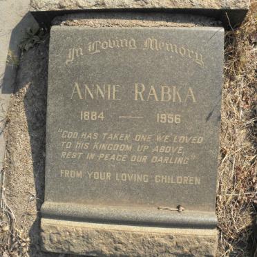 RABKA Annie 1884-1956