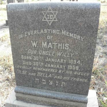 MATHIS W. 1894-1958