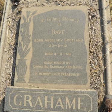 GRAHAME Dave 1912-1956