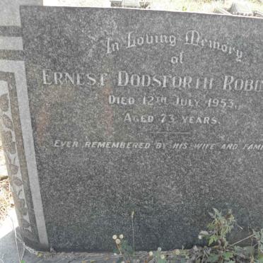 ROBINSON Ernest Dodsforth -1953