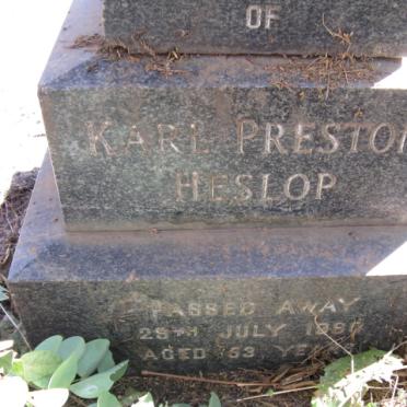 HESLOP Karl Preston -1960