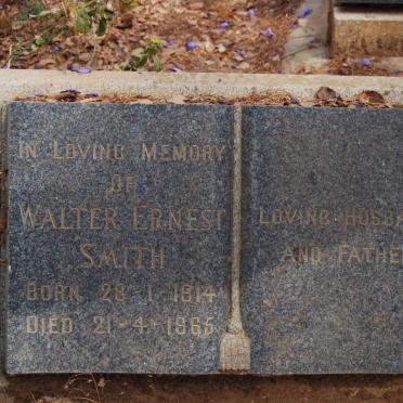 SMITH Walter Ernest 1914-1965