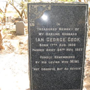 COOK Ian George 1906-1957