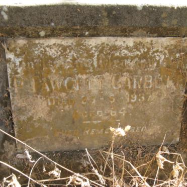GARB?? P. ?awcett -1937
