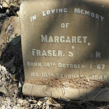 SELLAR Margaret Fraser 1867-1949