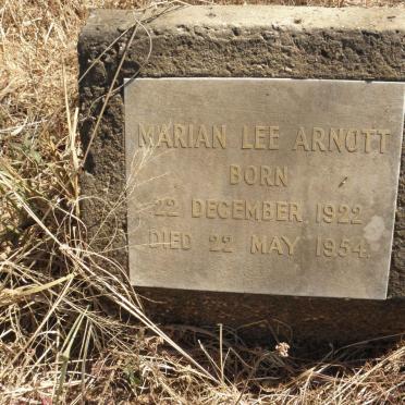 ARNOTT Marian Lee 1922-1954