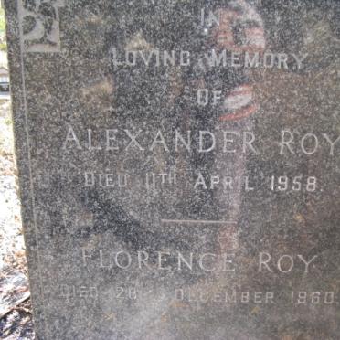 ROY Alexander -1958 &amp; Florence -1960