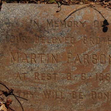 PARSONS Martin -1960