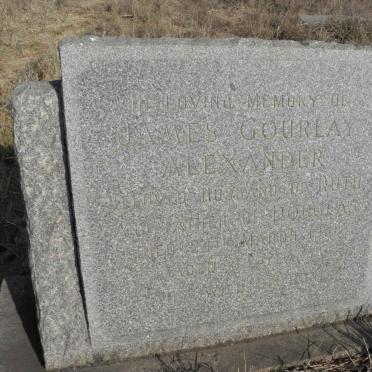 ALEXANDER James Gourlay -195?