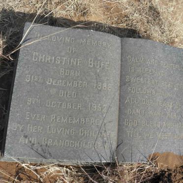BUFE Christine 1888-1952