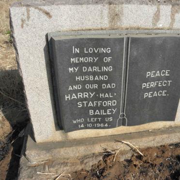 BAILEY Harry Stafford -1964