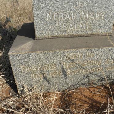 BALME Norah Mary -195?