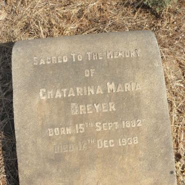 DREYER Chatarina Maria 1882-1938