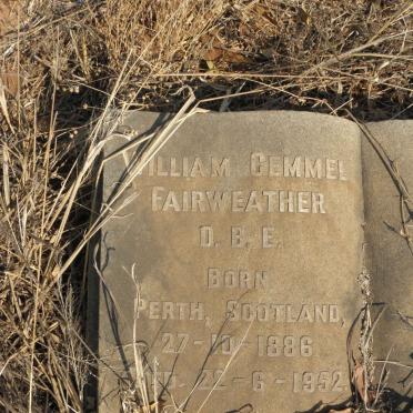 FAIRWEATHER William Gemmel 1886-1952