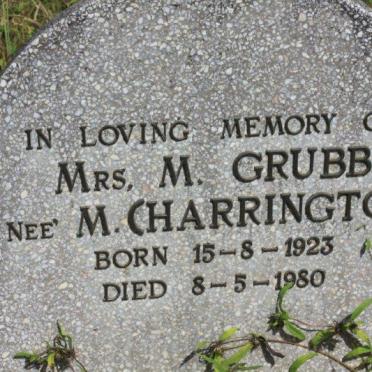GRUBB M. nee HARRINGTON 1923-1980