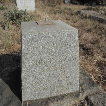 KEYSER Anthony Ralph 1957-1959