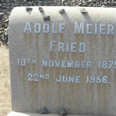 FRIED Adolf Meier 1879-1956
