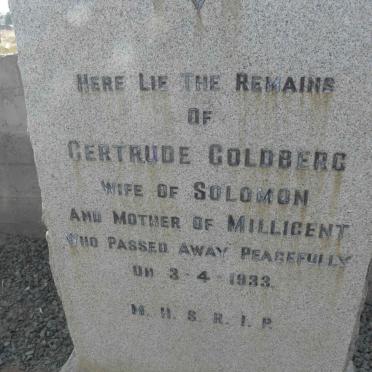 GOLDBERG Gertrude -1933