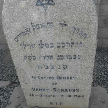 STRAUSS Henry 1875-1944