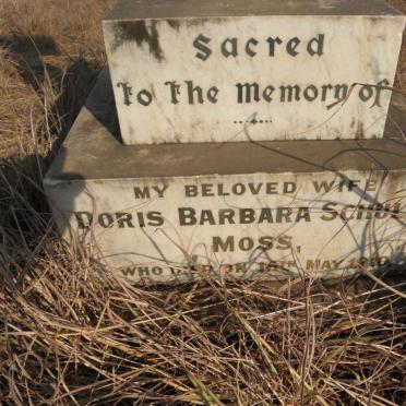 MOSS Doris Barbara Schultz -1910