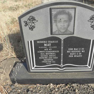 MAY Desmore Charles 1958-1998