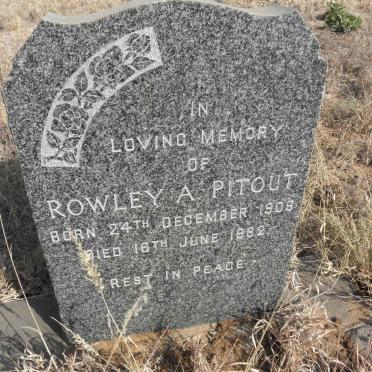 PITOUT Rowley A. 1906-1962