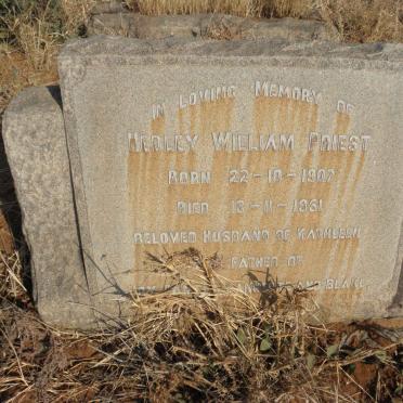 PRIEST Hedley William 1907-1951