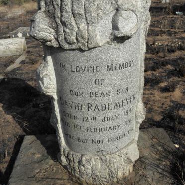 RADEMEYER David 1943-1962