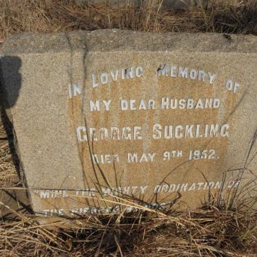 SUCKLING George -1952