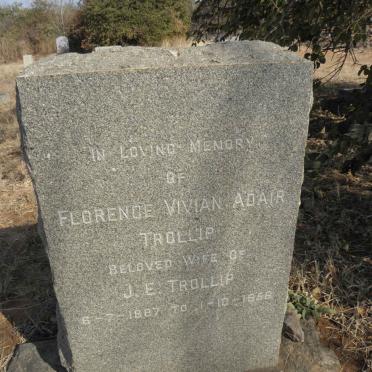TROLLIP Florence Vivian Adair 1887-1956