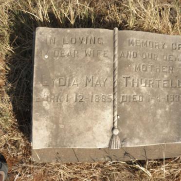THURTELL Lydia May 1885-1938