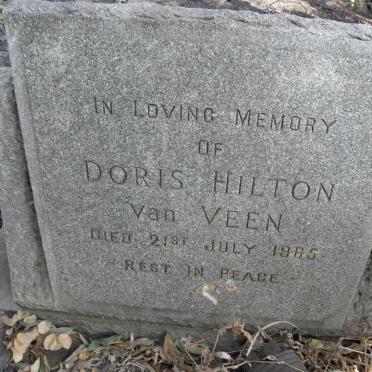 VEEN Doris Hilton, van -1965
