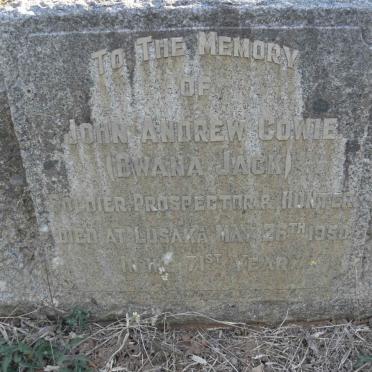 COWIE John Andrew -1950
