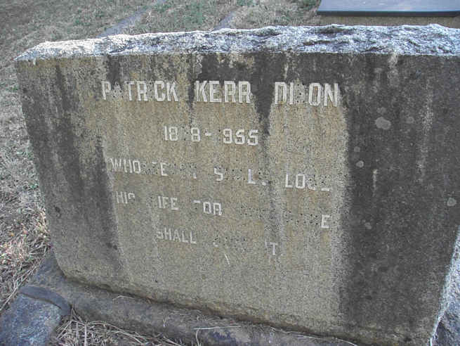 DIXON Patrick Kerr 1878-1955