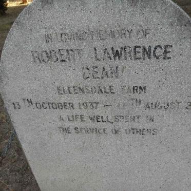 DEAN Robert Lawrence 1937-2006