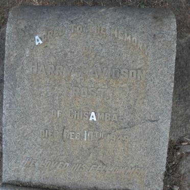 FROST Harry Davidson -1949
