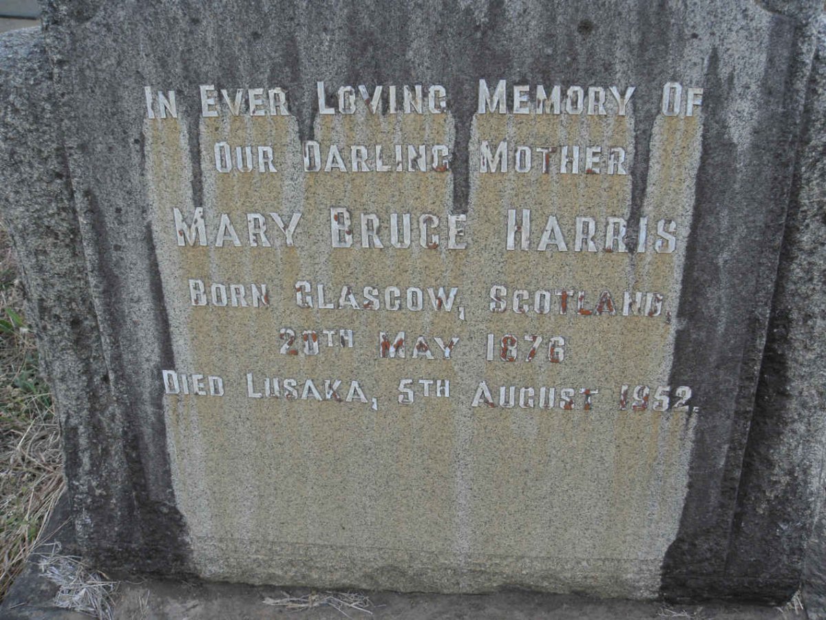 HARRIS Mary Bruce 1876-1952