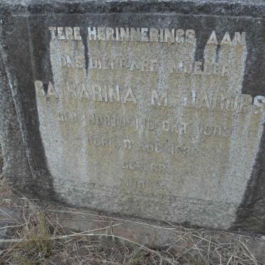 JACOBS Catharina M. nee NORTJE 1903-1939