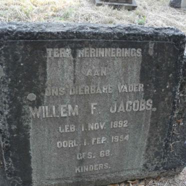 JACOBS Willlem F. 1892-1954