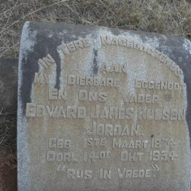 JORDAN Edward James Kulsen 1874-1934