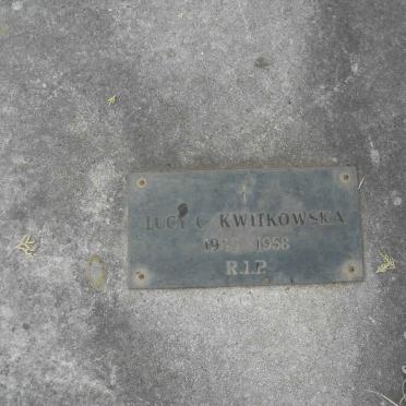 KWITKOWSKA Lucy C. 1925-1956