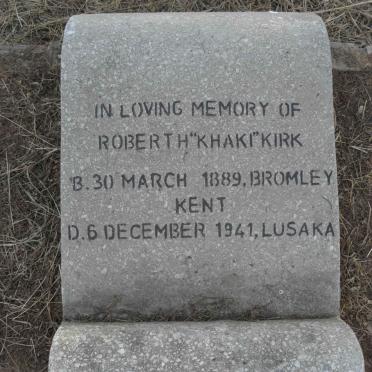 KIRK Robert 1889-1941