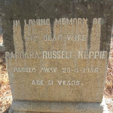 KEPPIE Barbara Russell -1956
