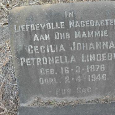 LINDEQUE Cecilia Johanna Petronella 1876-1946