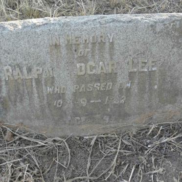 LEE Ralph Edgar -1932