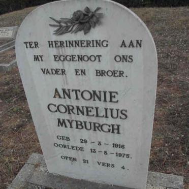 MYBURGH Antonie Cornelius 1916-1975