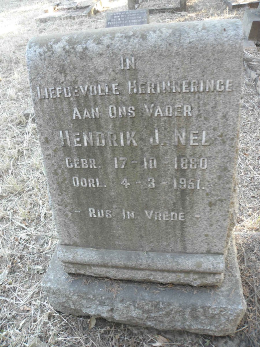 NEL Hendrik J. 1880-1951